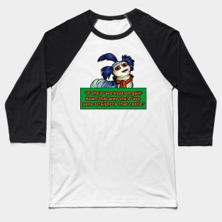 Labyrinth Worm Castle Baseball T-Shirt